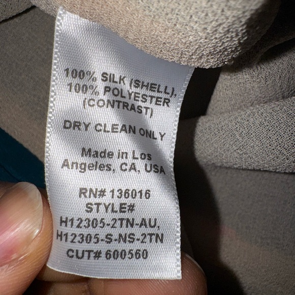 Naven Hot Pink and Teal Side Cutout High Neck Silk Mini Dress - Picture 5 of 7